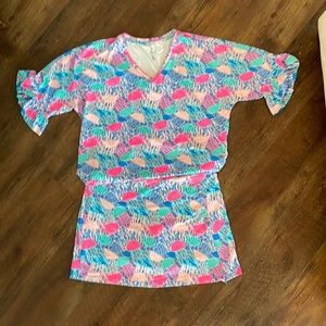 Lulu-B Lagoon Zip Skort with matching top